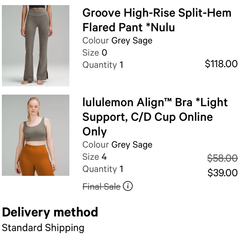 SOLD • Lululemon Activewear Set (Top: NWOT, Size 4 | Bottom: NWT, Size 0) - Picture 8 of 8